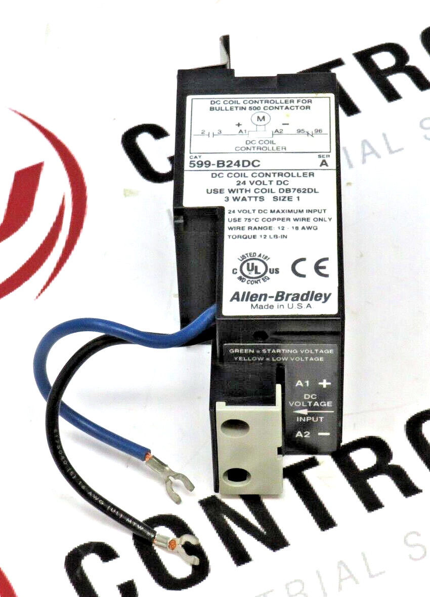 Allen-Bradley 599-B24DC 24VDC Coil Controller Kit for NEMA Size 0-1 Contactors