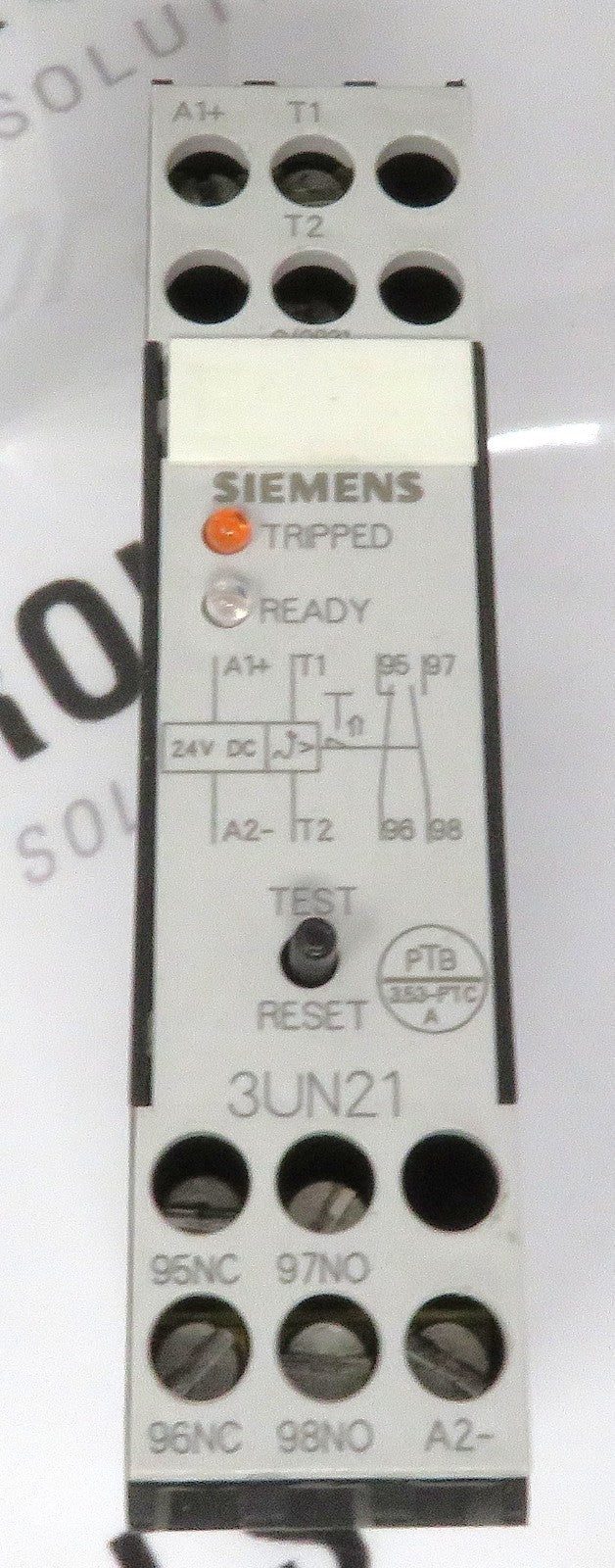 Siemens 3UN2110-0AB4 Thermistor Protection Relay 24VDC 1NO+1NC Manual Reset2