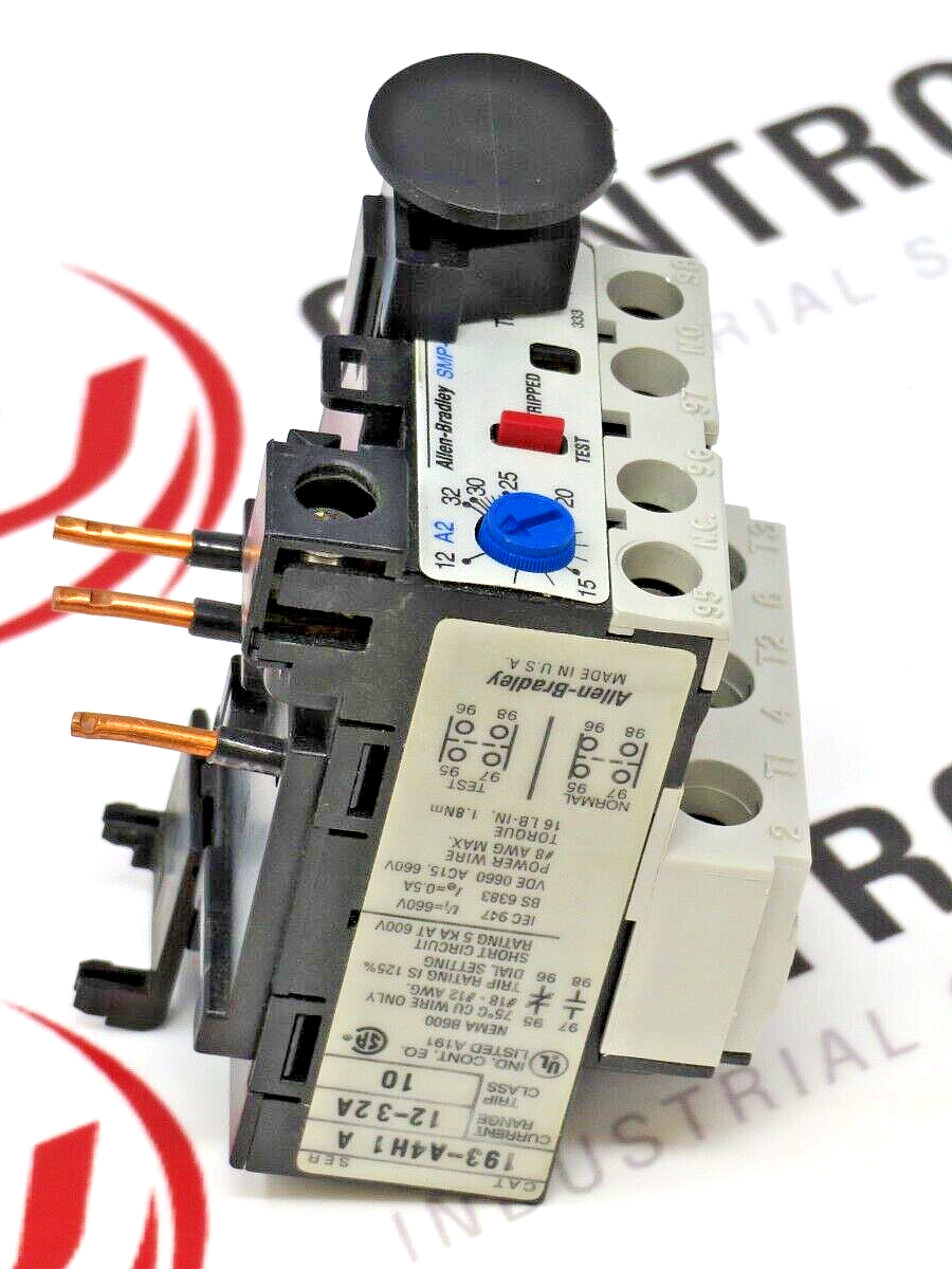 Allen-Bradley 193-A4H1 12-32A 600VAC Overload Relay