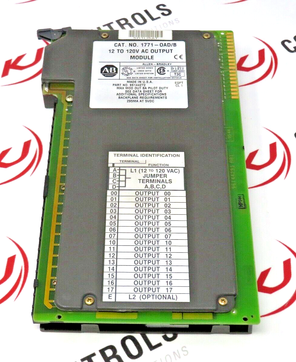 Allen-Bradley 1771-OAD 12-120 VAC 16-Point Digital Output Module