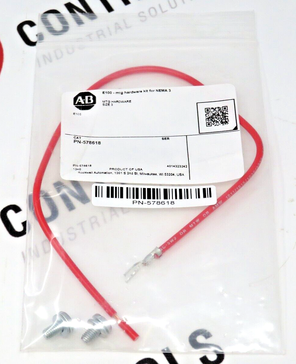 Allen-Bradley PN-578618 E100 MRG Hardware Kit for NEMA 3 Applications