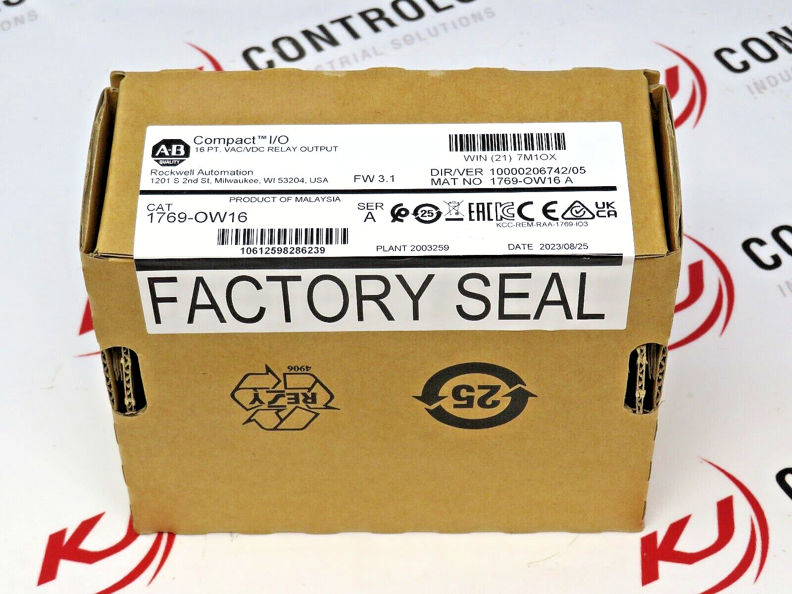 Allen-Bradley 1769-OW16 Compact I/O 16 Point VAC/VDC Relay Output Module