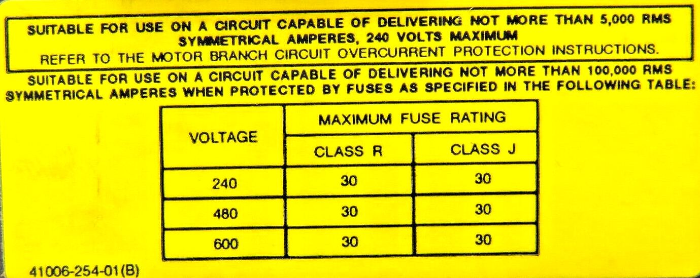 Allen-Bradley 609-AOW Manual Starting Switch 3-Phase Push Button Station