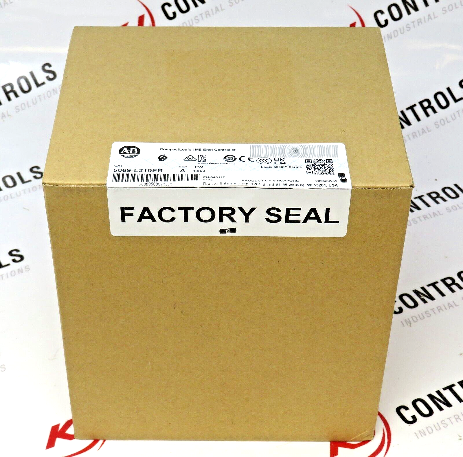 Allen-Bradley 5069-L310ER CompactLogix 5380 Controller 1MB, 8 I/O, 24 Nodes