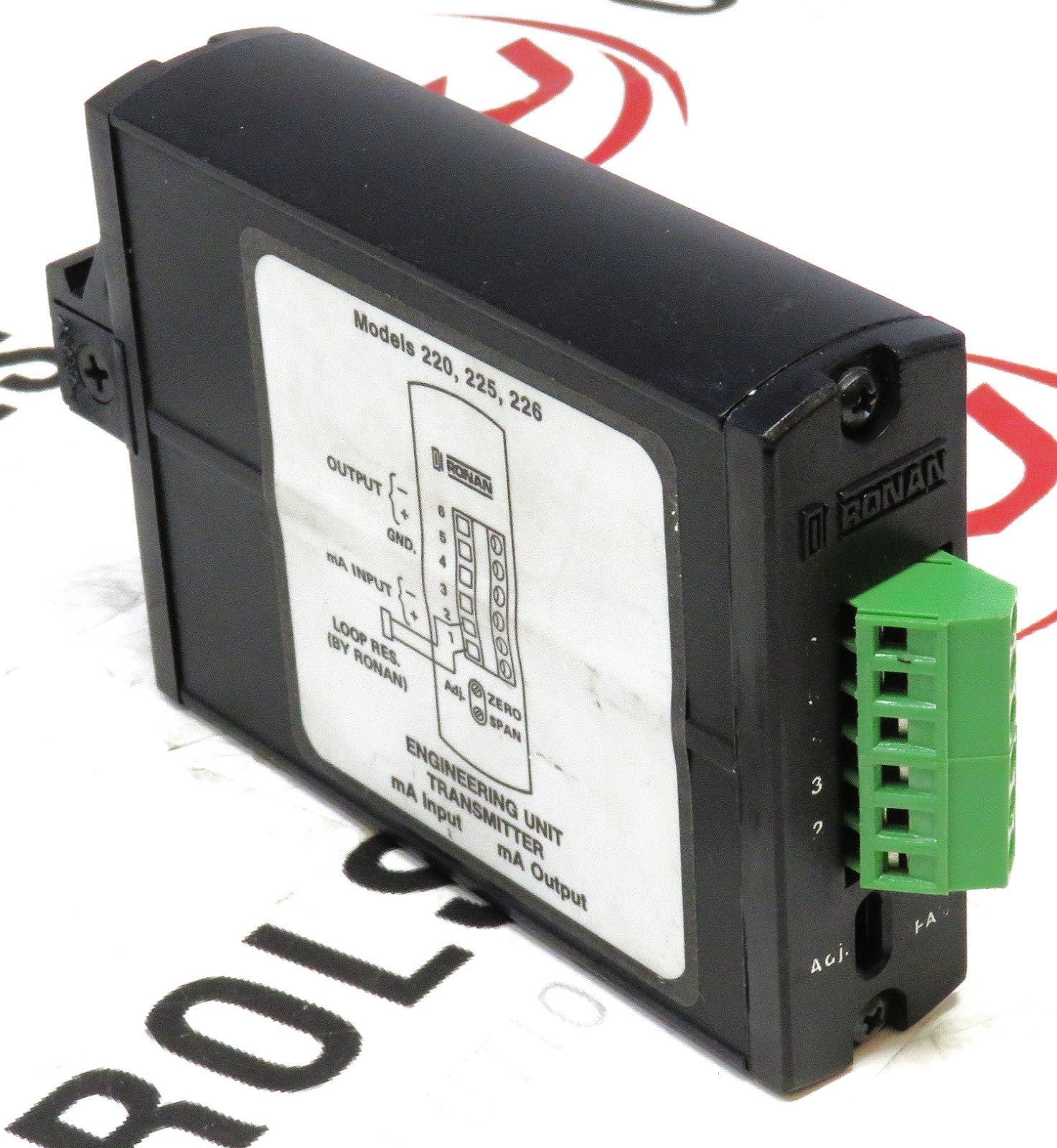 Ronan Engineering Ltd. X54-226-420-B Transmitter 4-20mA I/O DIN Rail Mount0