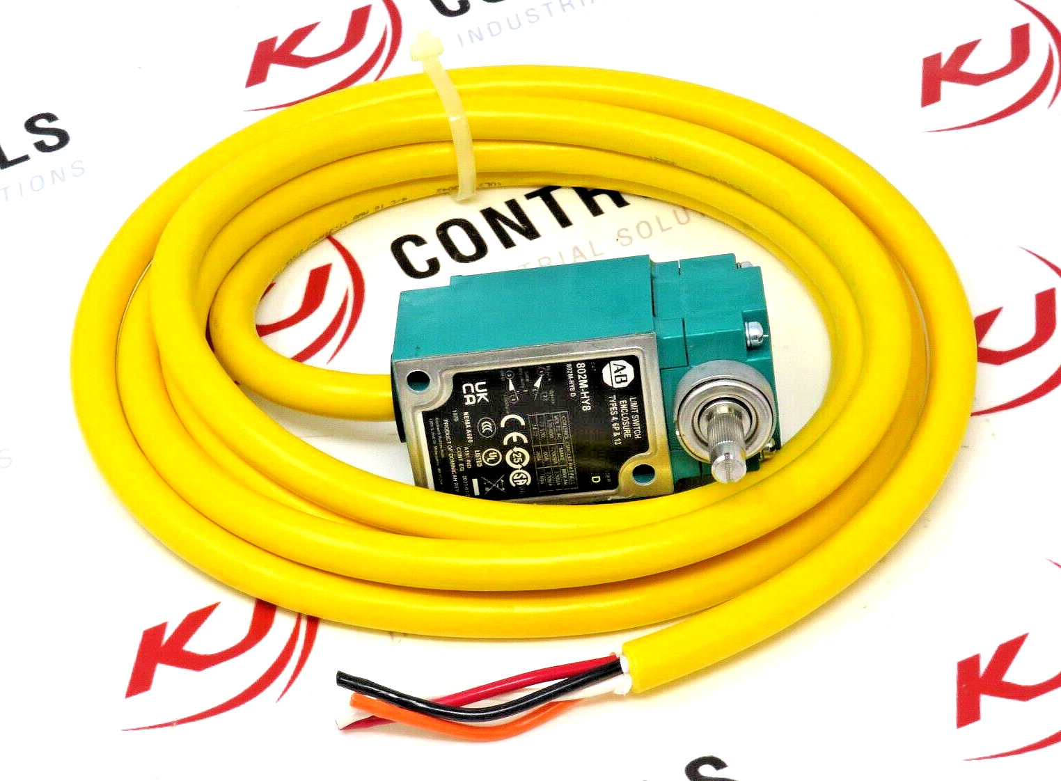 Allen-Bradley 802M-HY8 D Limit Switch, Lever Type, 8 Ft Cable, Series D