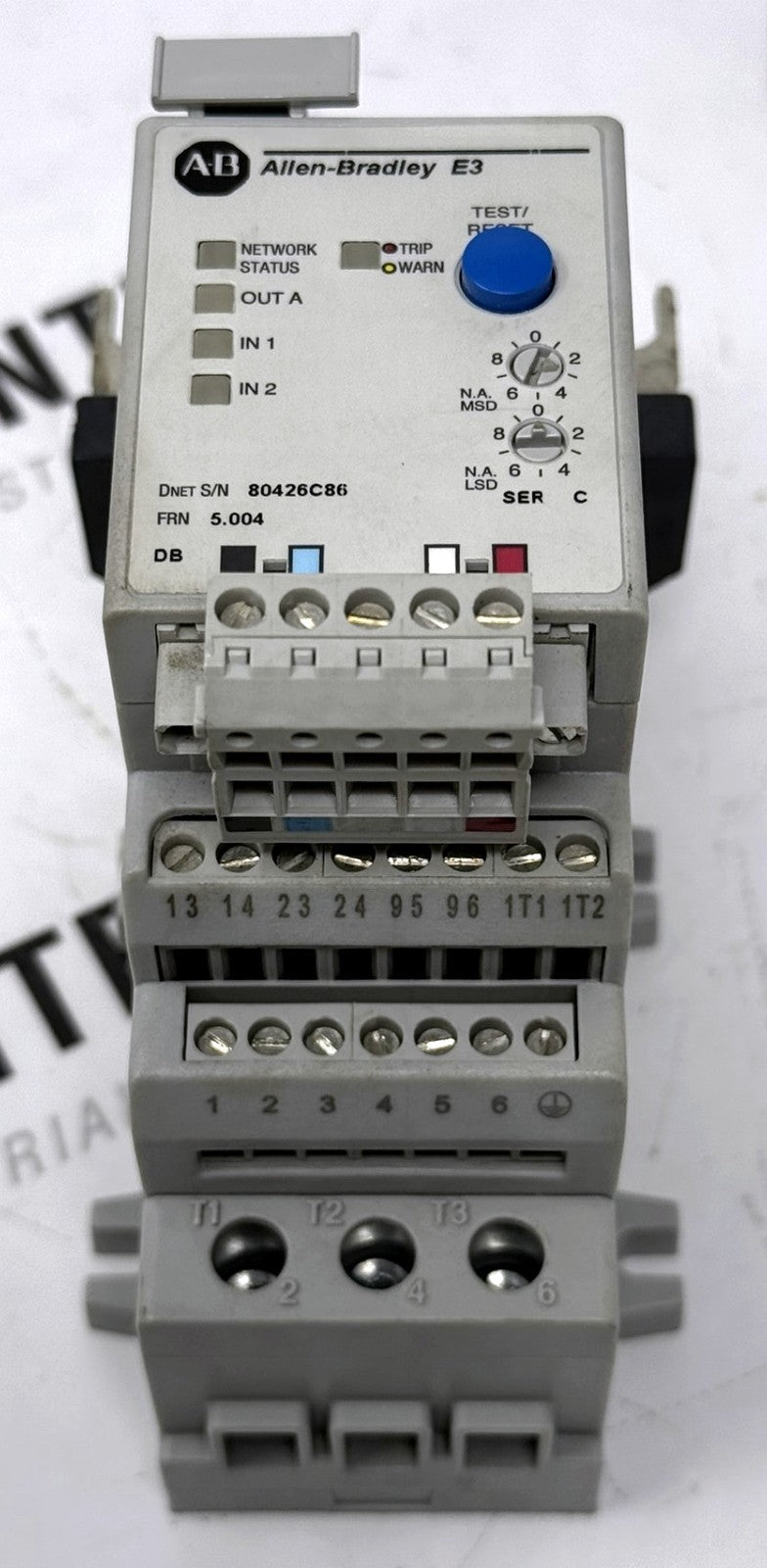 Allen-Bradley 592-EC1PC E3 Overload Relay 0.4-2A1
