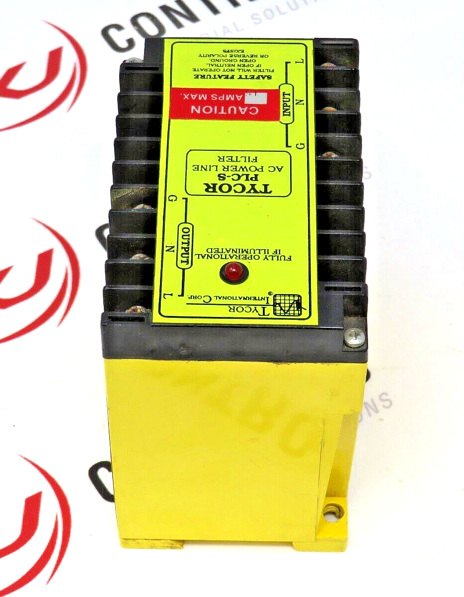 Tycor PLC1201S15-X AC Power Line Filter 120V 15A w/ Indicator & Safety Features