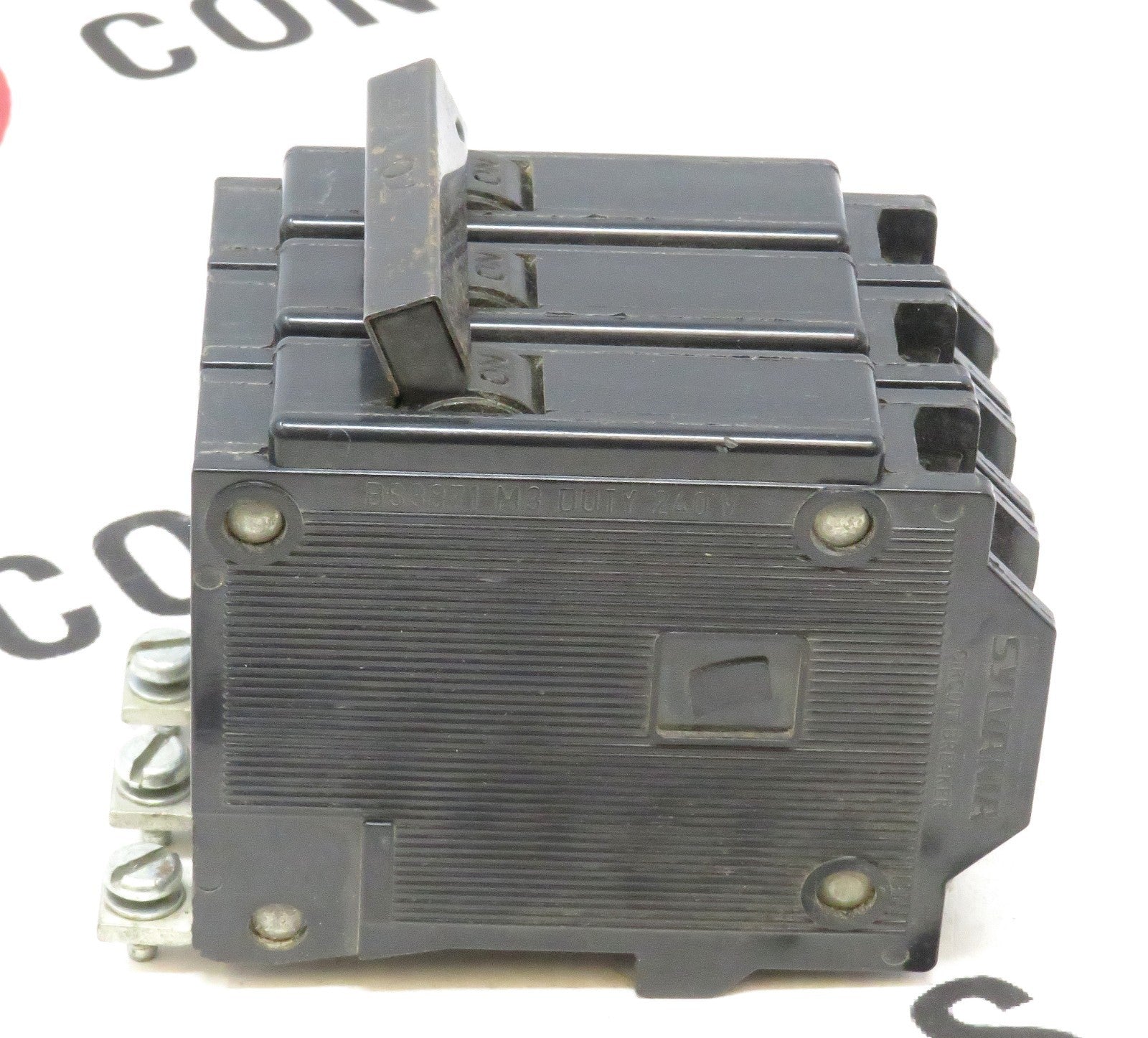 Eaton Sylvania QB370 3-Pole 70A 240V Circuit Breaker Type QB CU-AL2