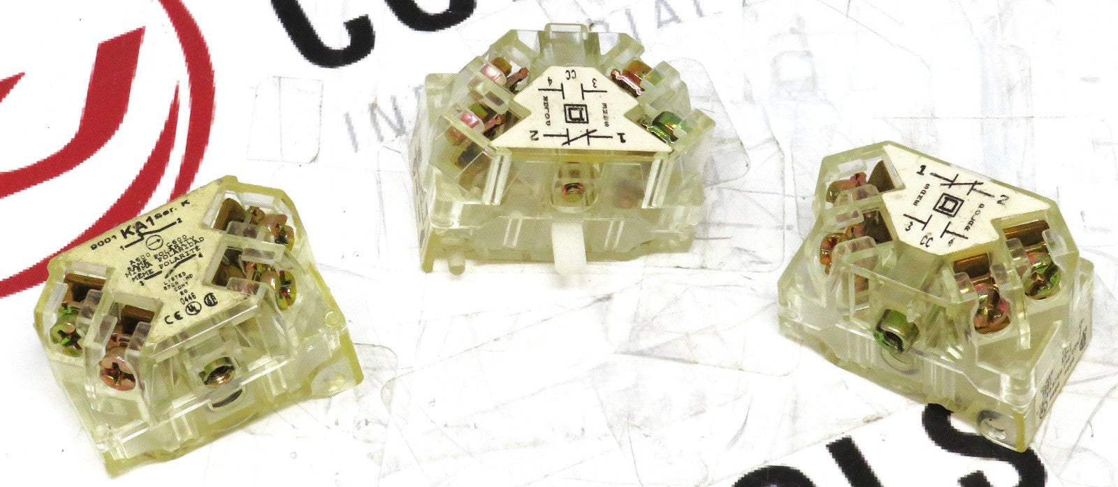 Schneider Electric Square D 9001-KA1 Contact Block (Series J & K Mixed) Lot of 30