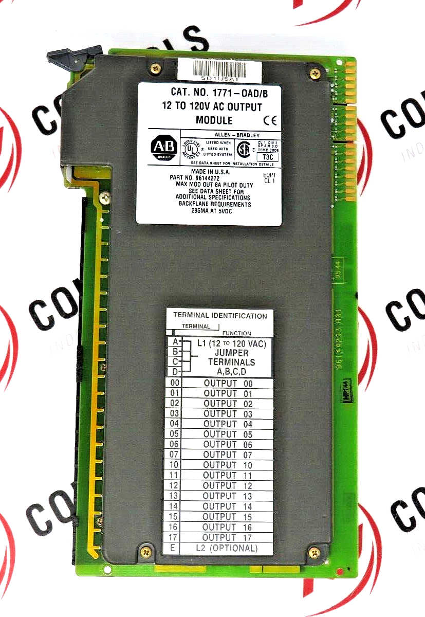 Allen-Bradley 1771-OAD 12-120 VAC 16-Point Digital Output Module