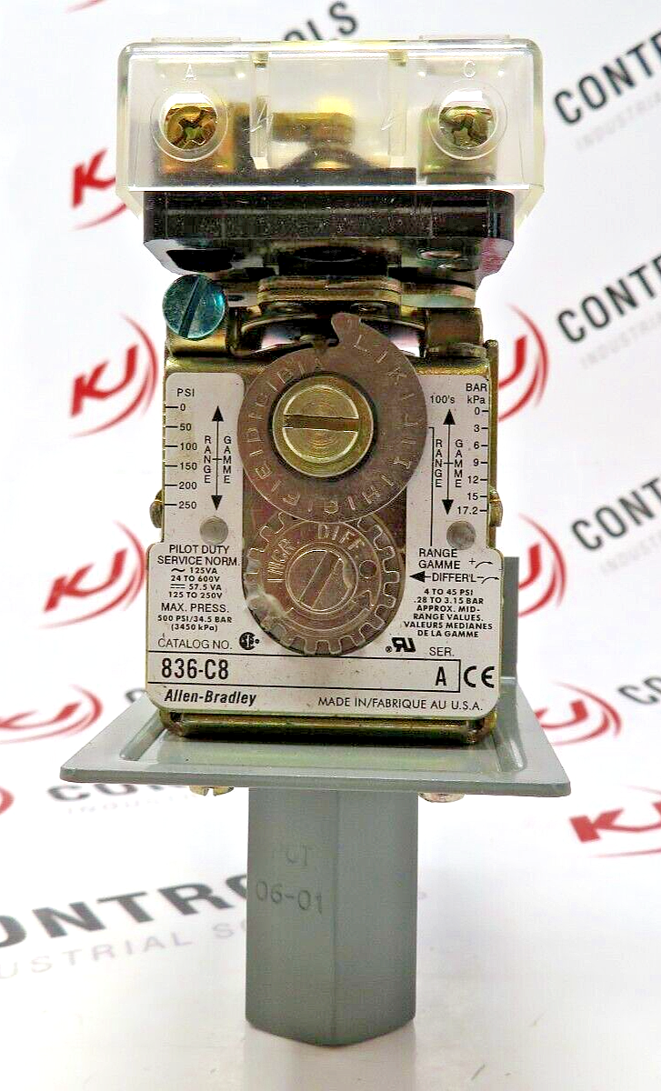 Allen-Bradley 836-C8 Electro-Mechanical Pressure Control Switch