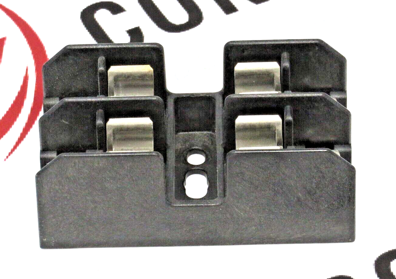 Eaton Bussmann BM6032SQ 2-Pole 30A 600V Fuse Block Screw/Quick Connect Terminal