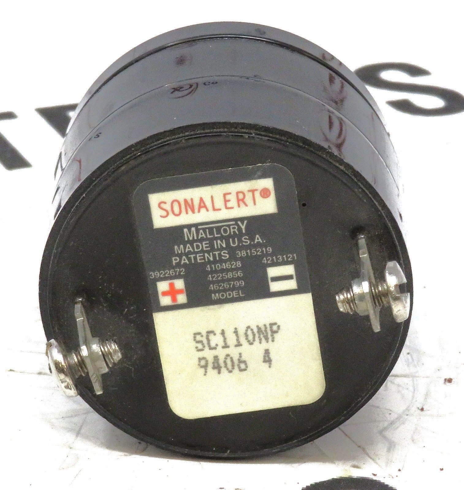 Mallory Sonalert SC110NP 120V Piezo Audible Alarm 2.9kHz 95dB Panel Mount0