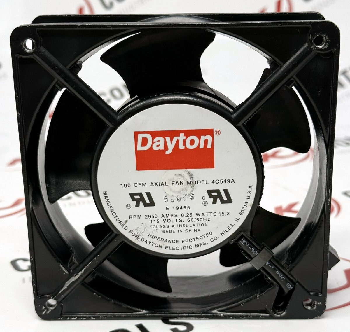 Dayton 4C549A 120mm Axial Cooling Fan 115VAC0
