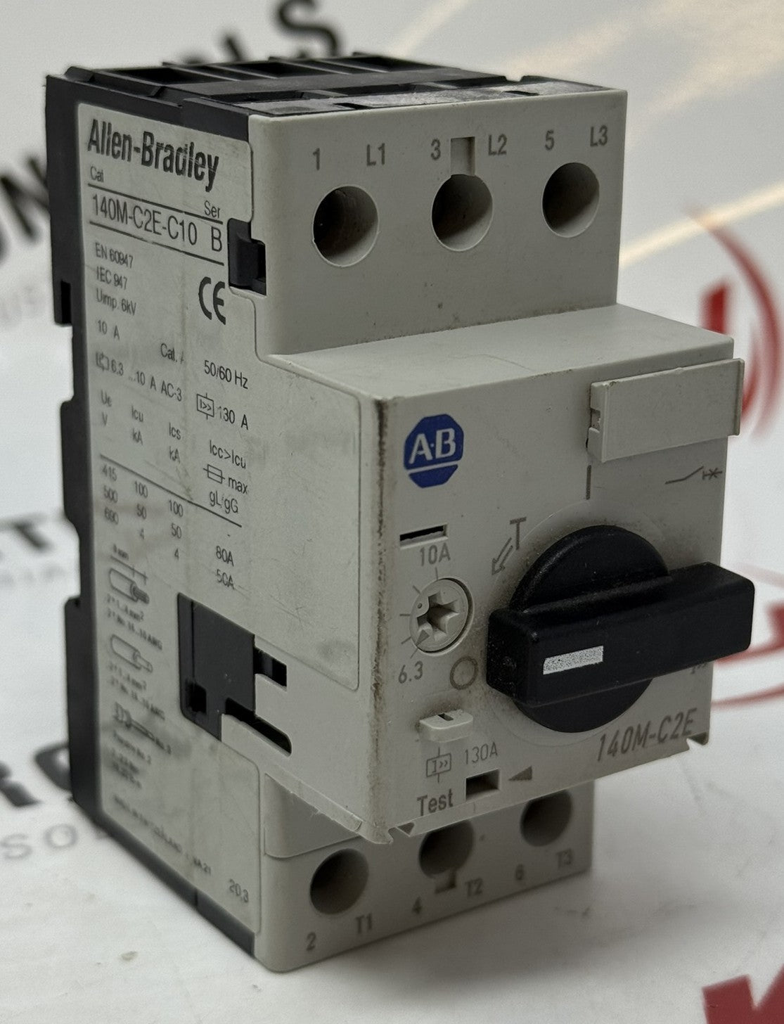 Allen-Bradley 140M-C2E-C10 Motor Protection Circuit Breaker 6.3–10A0