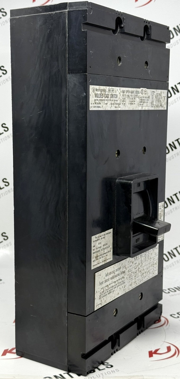 Westinghouse MC3800WK 3-Pole 800A Molded Case Switch1