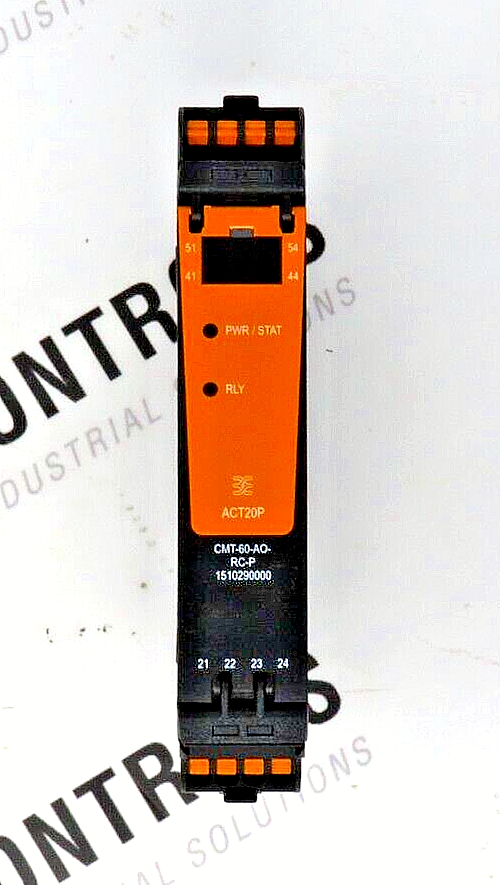 Weidmüller ACT20P-CMT-60-AO-RC-P 60A Current Transducer w/Relay & Push-In Conn.