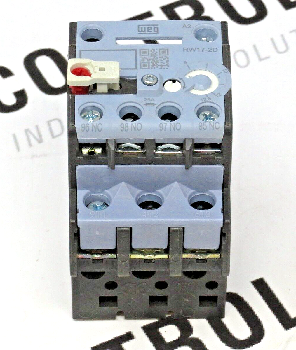 WEG RW17-2D Thermal Overload Relay, 11-17A, Class 10, Direct Mount
