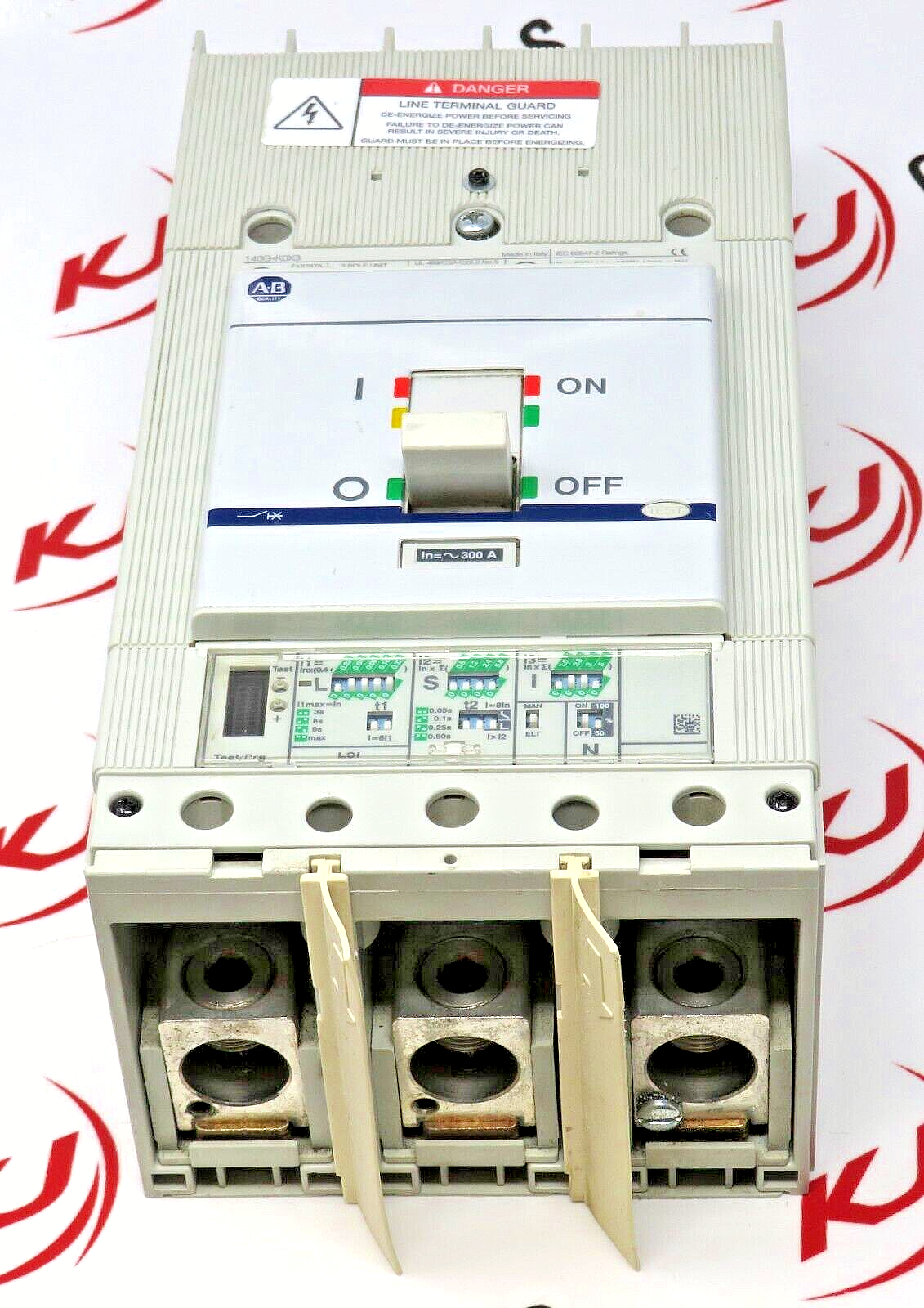 Allen-Bradley 140G-K0X3 400A 600VAC 3Pole Circuit Breaker/140G-KTH3-D30 LSI Trip