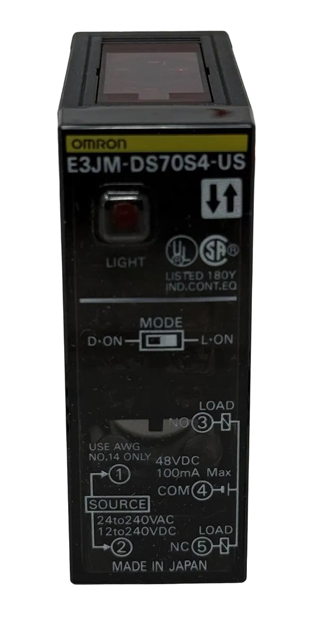 Omron E3JM-DS70S4-US 700mm Photoelectric Sensor Diffuse Solid State Relay2