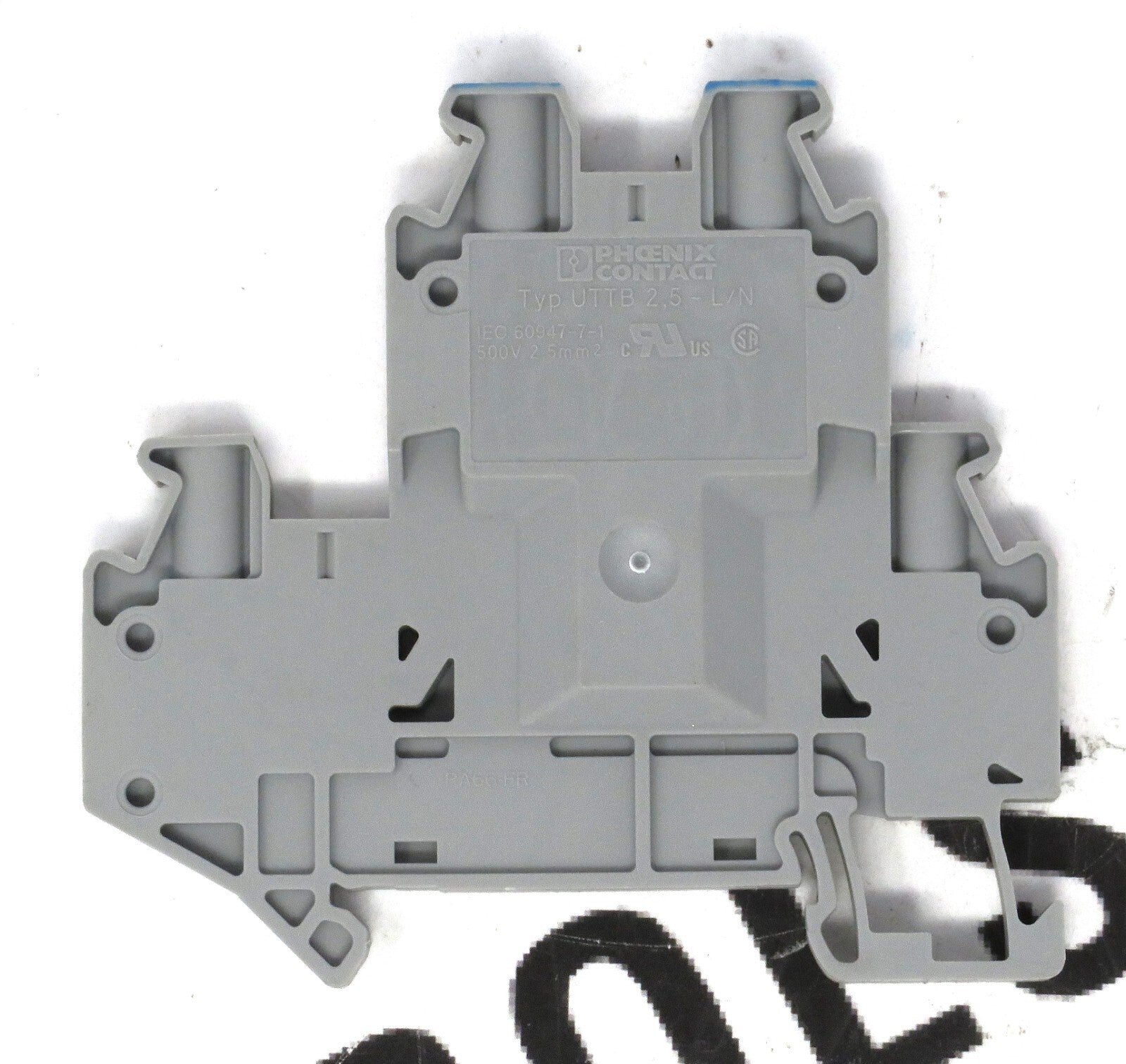 Phoenix Contact UTTB 2,5-L/N Dual-Level Terminal Block 500V 24A Gray – Lot of 321