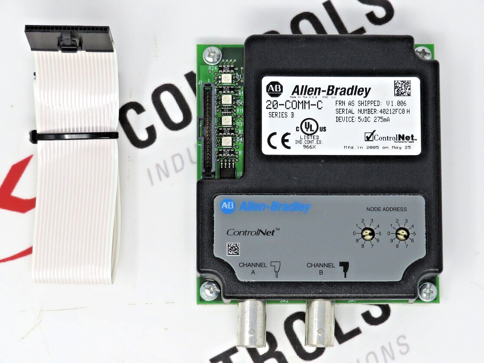 Allen-Bradley 20-COMM-C, Series A/B, ControlNet Communication Adapter