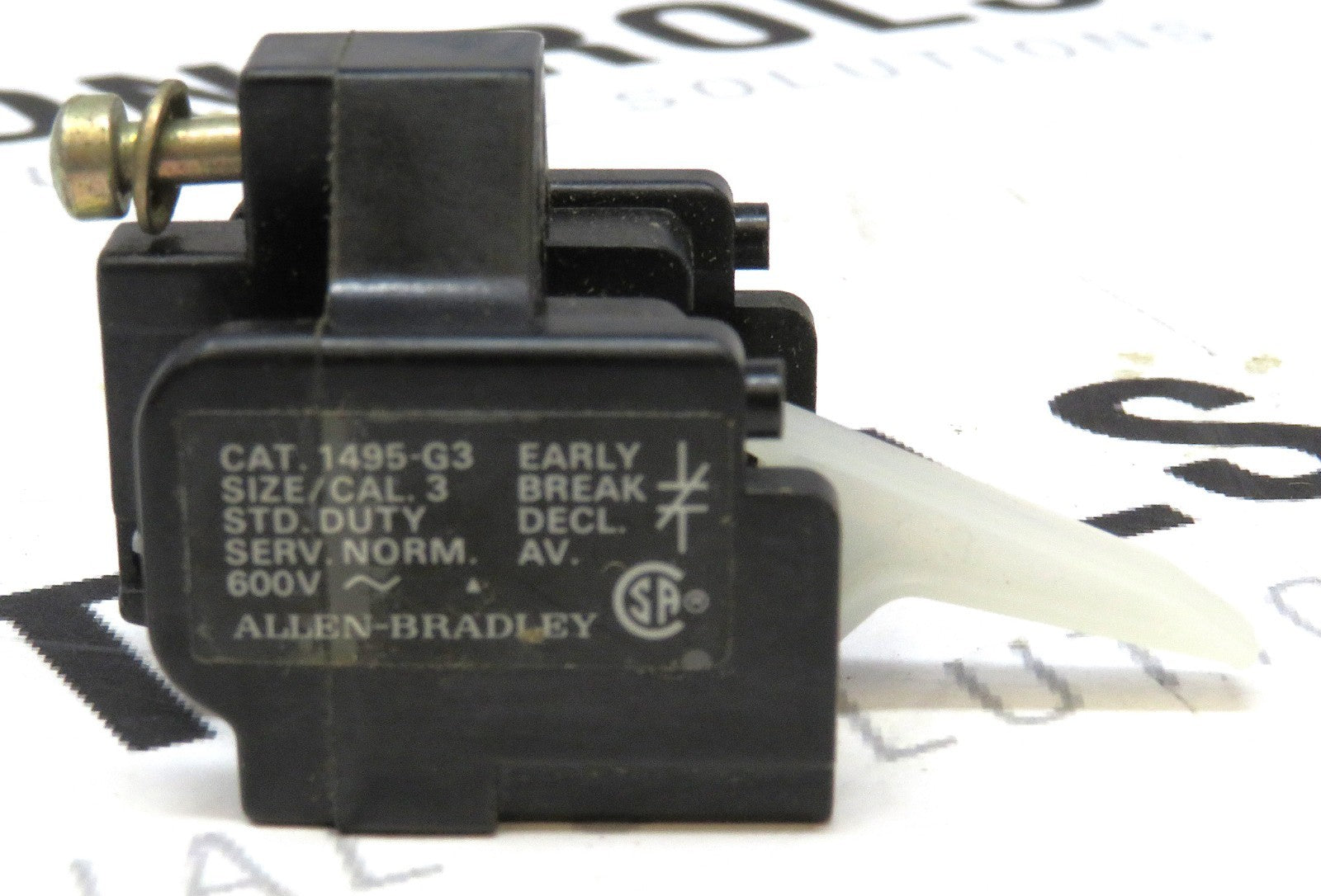 Allen-Bradley 1495-G3 Auxiliary Contact Early Break Size 3 600V (**Lot of 13**)1