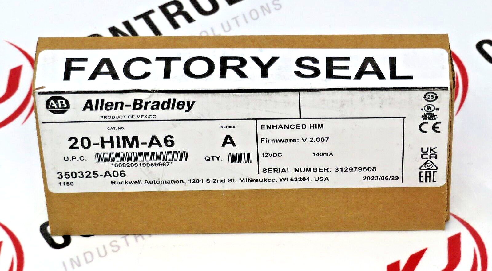 Allen-Bradley 20-HIM-A6 Enhanced LCD Human Interface Module With Numeric Keypad
