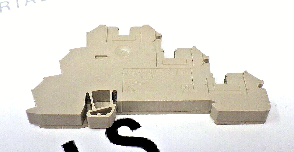 Weidmüller DLD 2.5 DB Terminal Block & AP DLD2.5 DB End Plate, (Lot of 4)