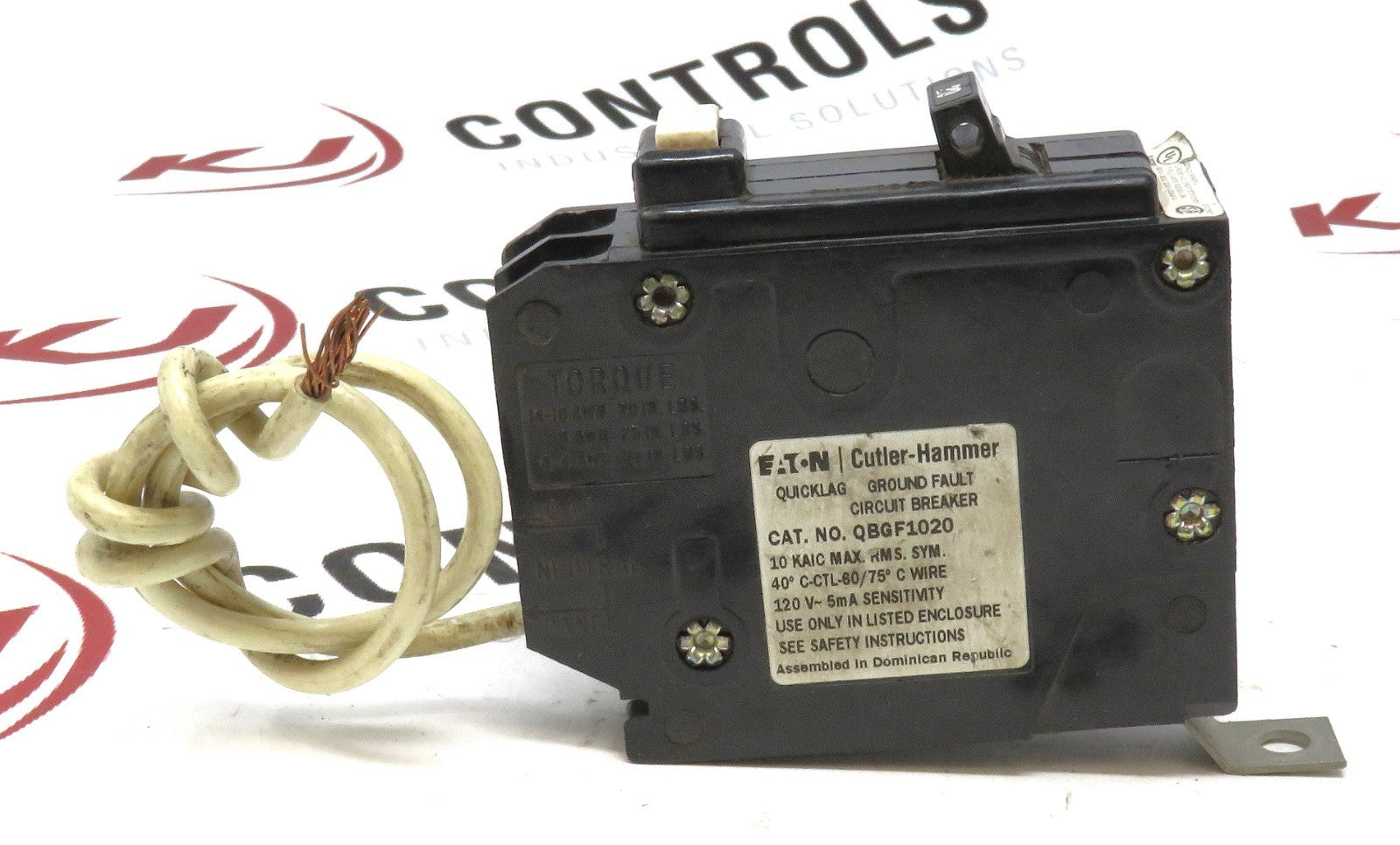 Eaton Cutler-Hammer QBGF1020 1P 20A 120V Ground Fault Circuit Breaker0