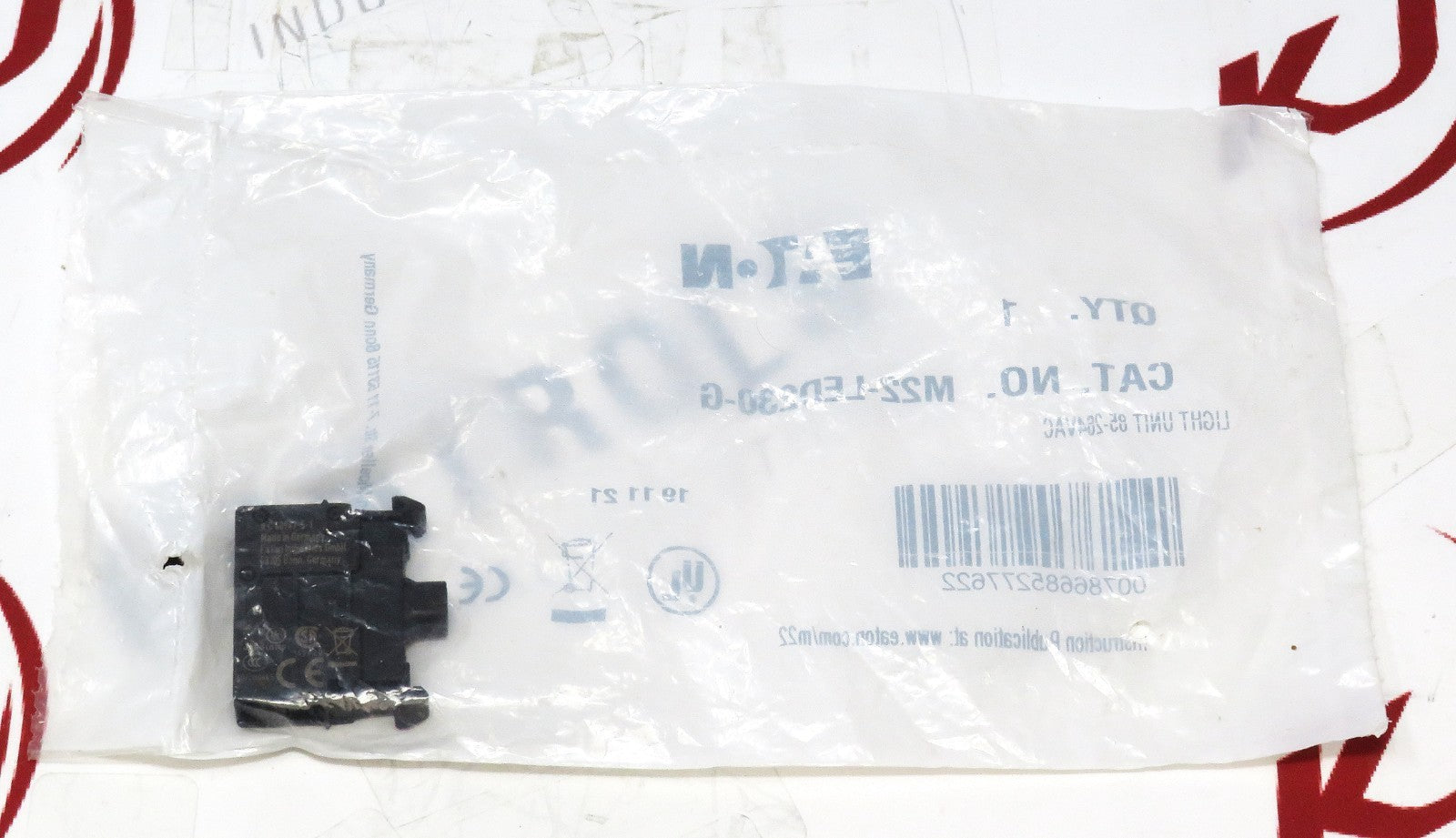 Eaton M22-LED230-G Light Block Green LED 85-264V AC RMQ-Titan Series1