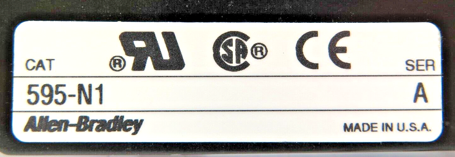 Allen-Bradley 595-N1 Adapter Kit for 200A & 400A Disconnect Switches Aux Contact