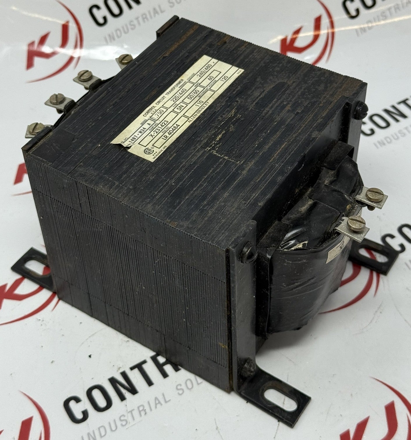 Allen-Bradley X-231423 Control Transformer 0.75 kVA1