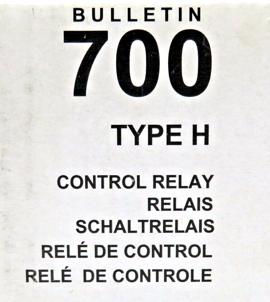 Allen-Bradley 700-HG42A1 Heavy-Duty Open Style Power Control Relay