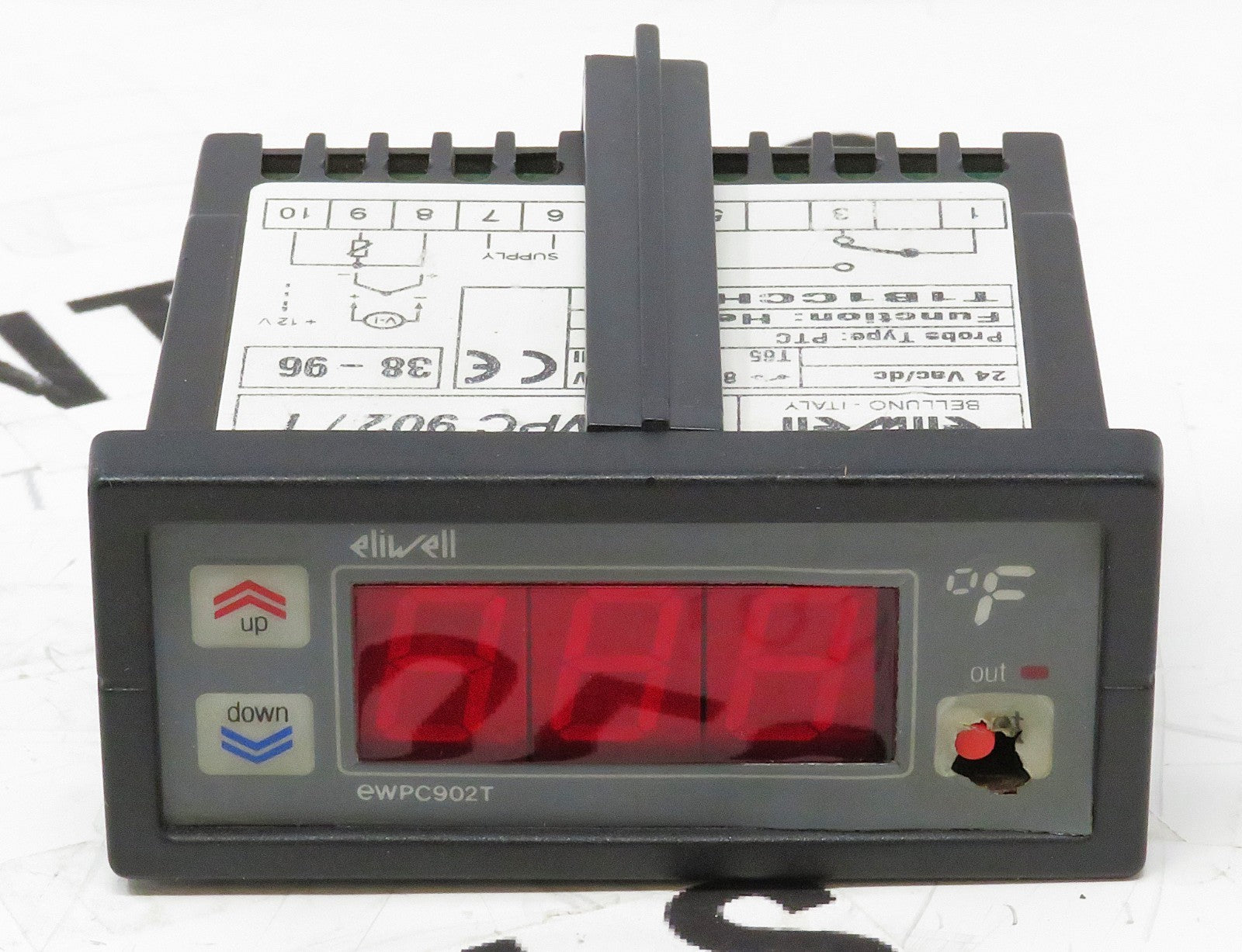 Schneider Eliwell EWPC-902/T Temp Controller 24V – Front Panel Damage0