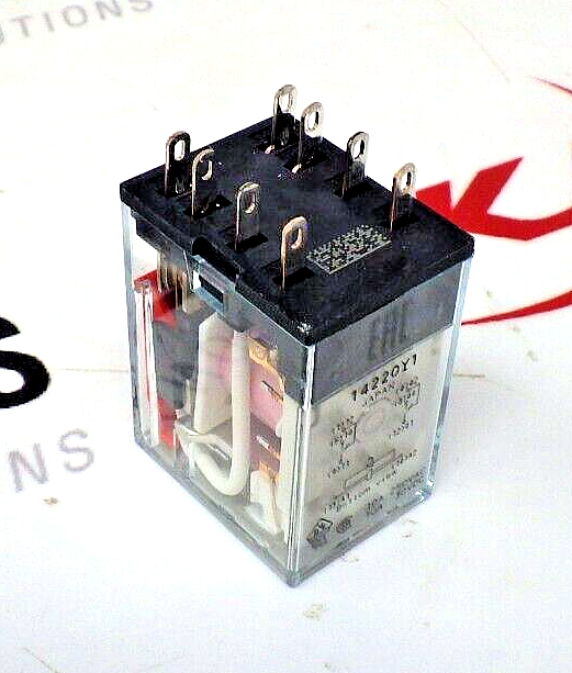 Omron MY2N-24VAC-S 8-Pin DPDT 10A Relay 24V AC with LED and Mechanical Indicator