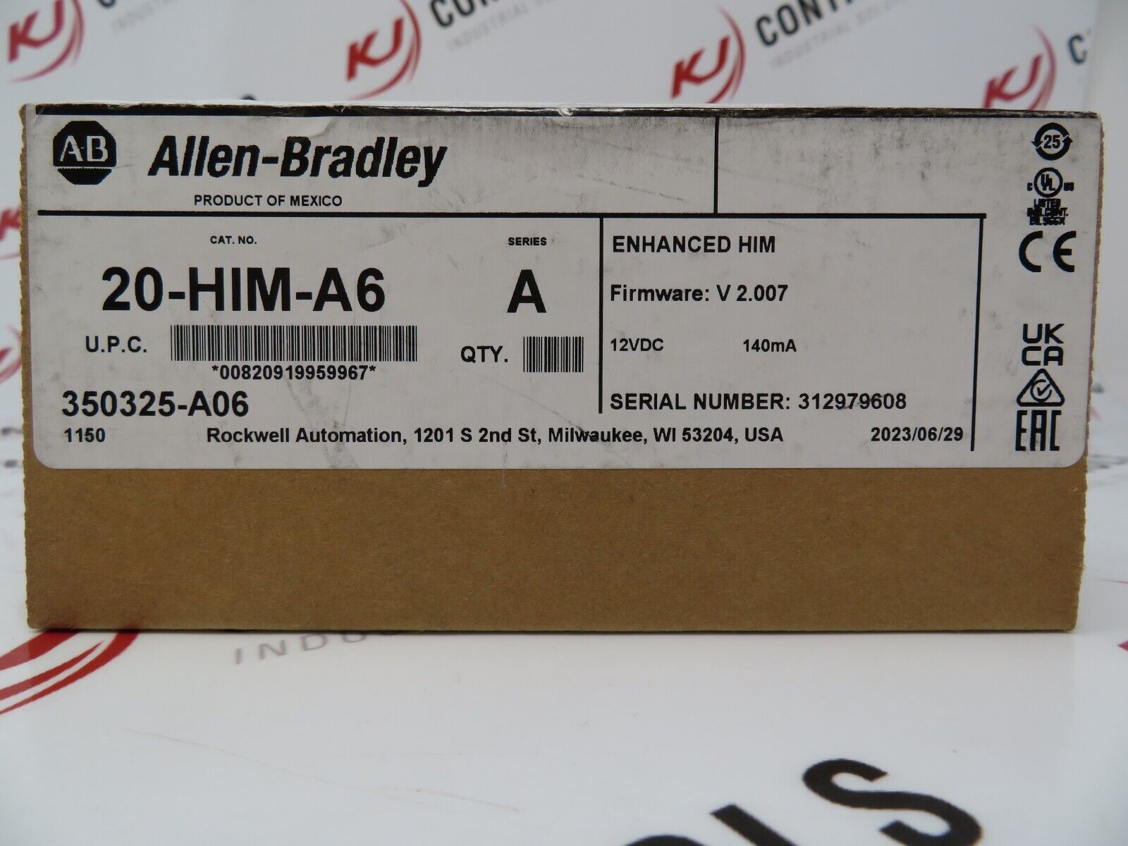 Allen-Bradley 20-HIM-A6 Enhanced LCD Human Interface Module With Numeric Keypad