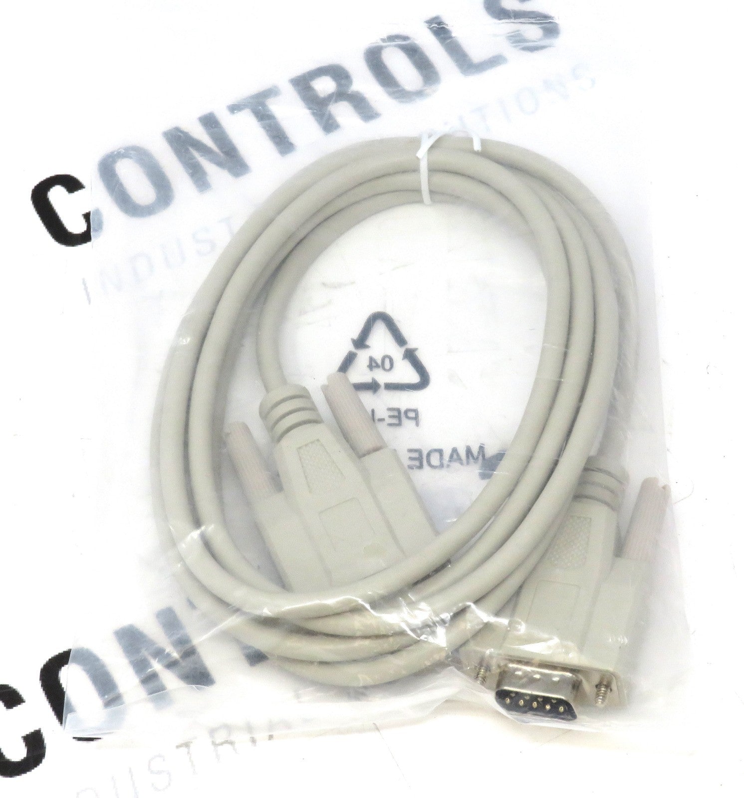 Assmann AK129-2 2m D-Sub 9-Pin Male/Male Cable Shielded Molded Beige1