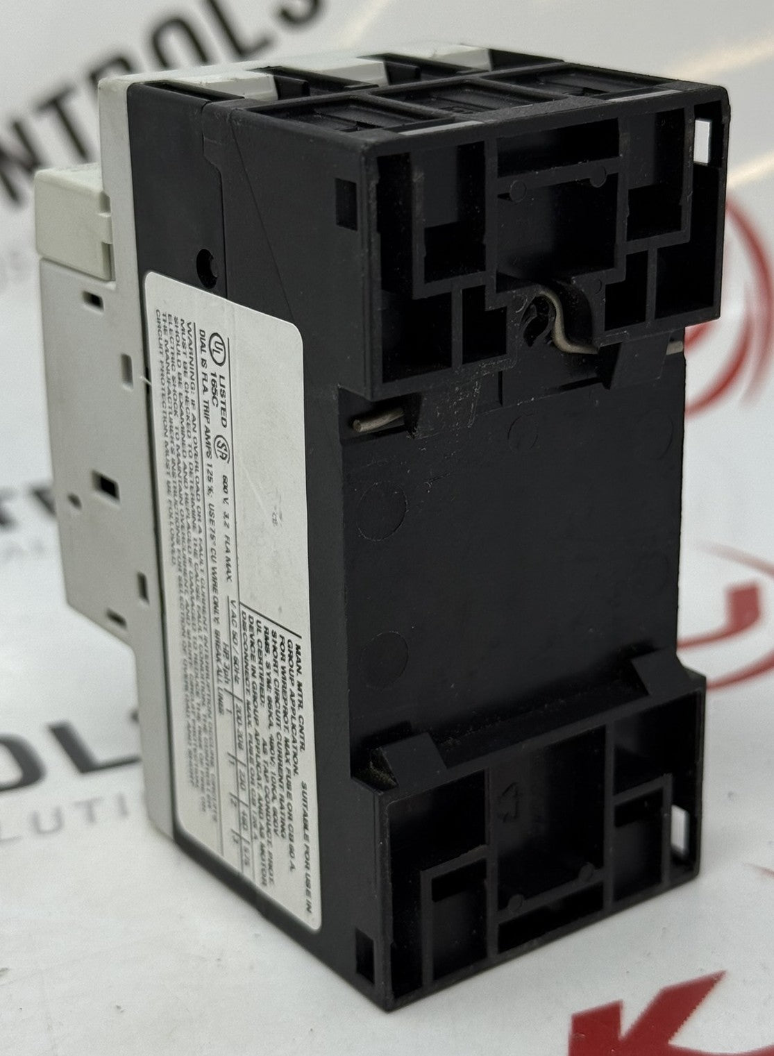 Siemens 3RV1011-0CA15 Adjustable Circuit Breaker 0.18-0.25A 690V 3-Pole1