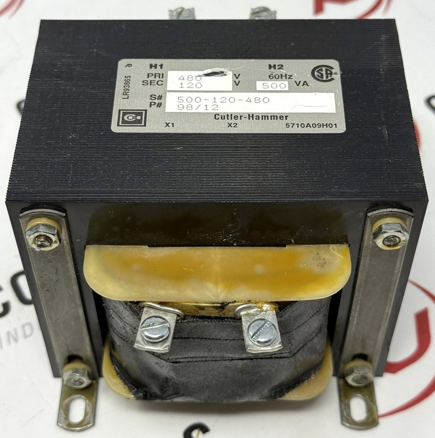 Cutler-Hammer 500-120-480 500VA Control Transformer 480-120V0
