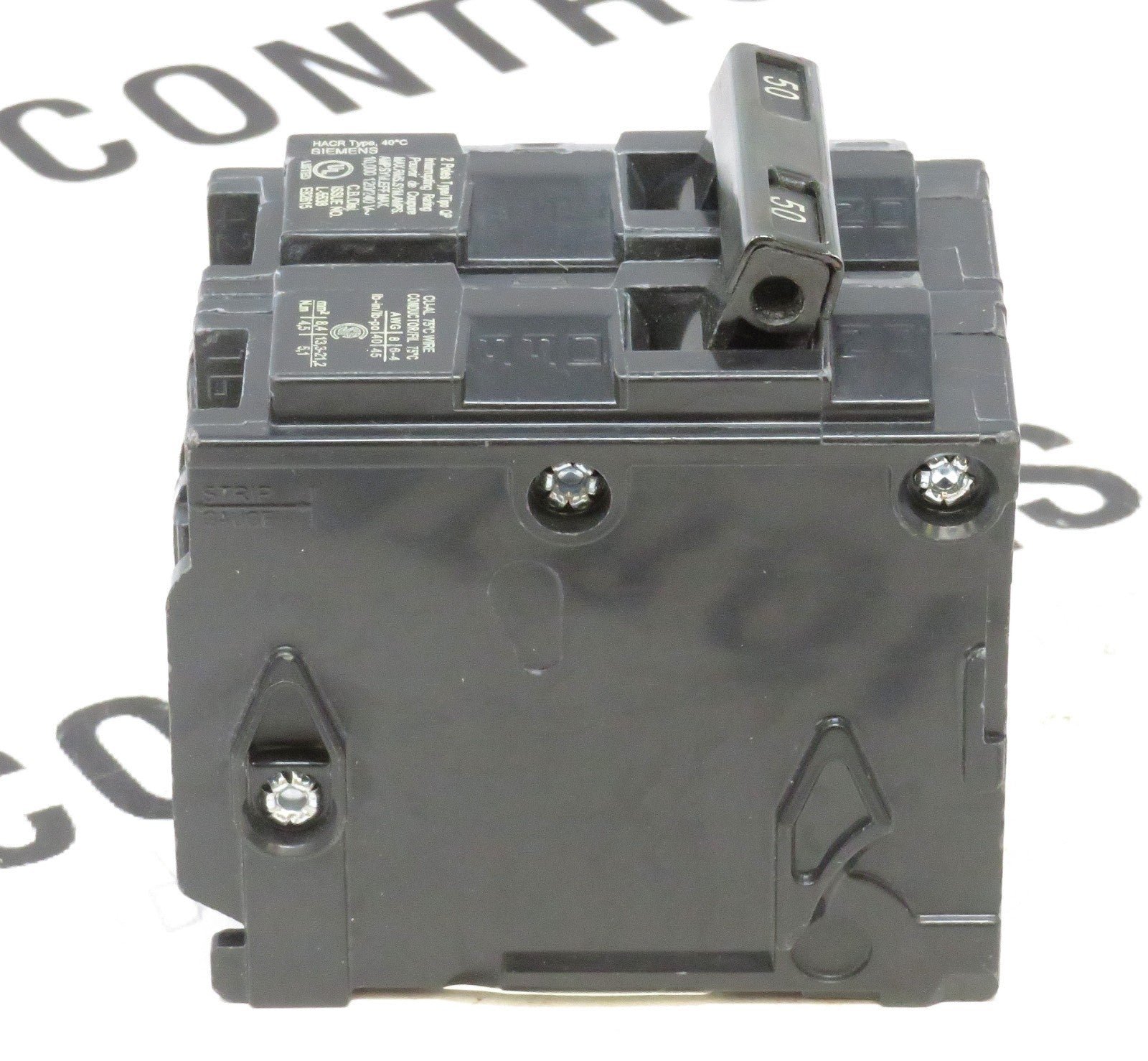 Siemens Q250 2-Pole 50A 120/240V QP Type Plug-In Circuit Breaker 10kA1