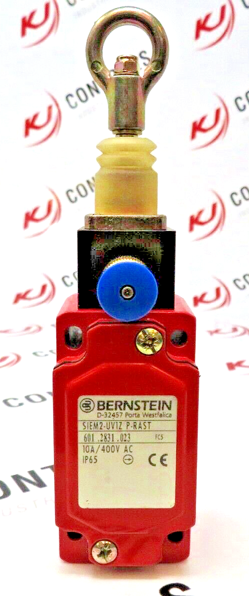 Bernstein 601-2831-023 Safety Cable-Pull Limit Switch CW Manual Reset, 400V 10A