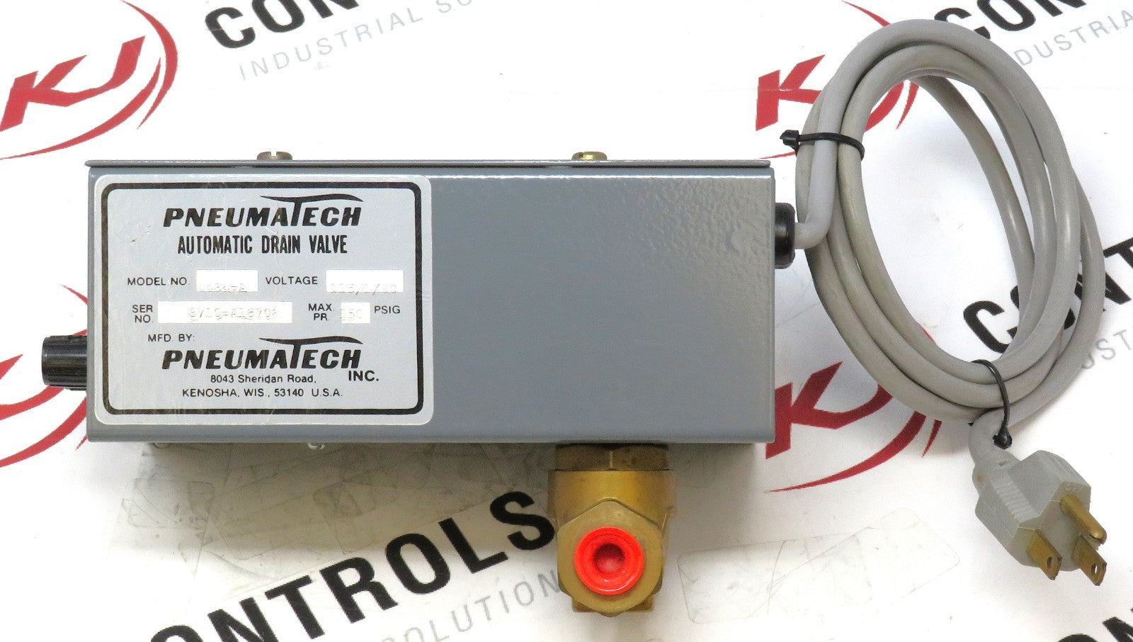 Pneumatech 4484-A Automatic Drain Valve 115V 150PSI Timer Control Unit1