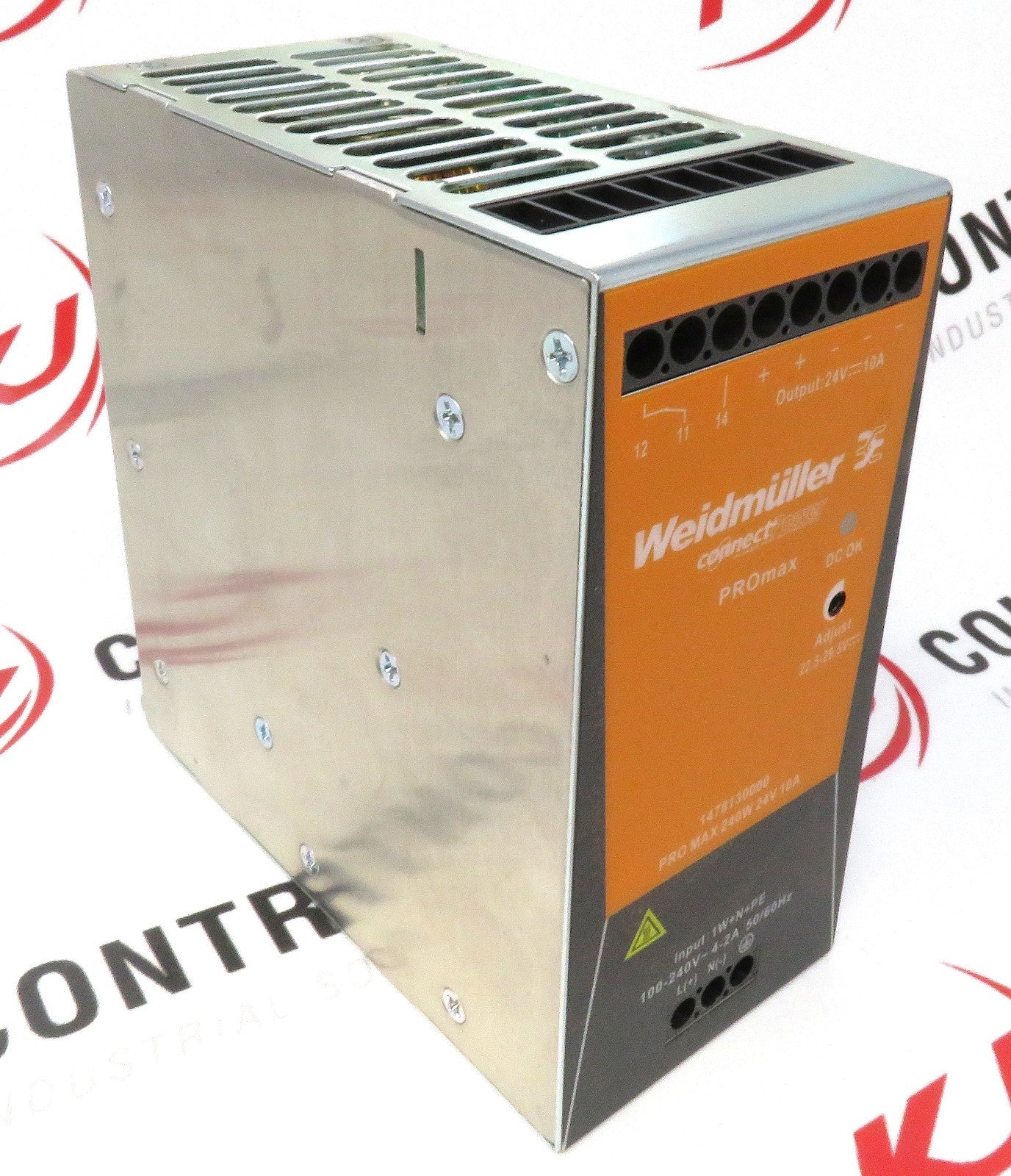 Weidmüller PRO MAX 1478130000 24V 10A 240W Power Supply DIN Rail Mount0