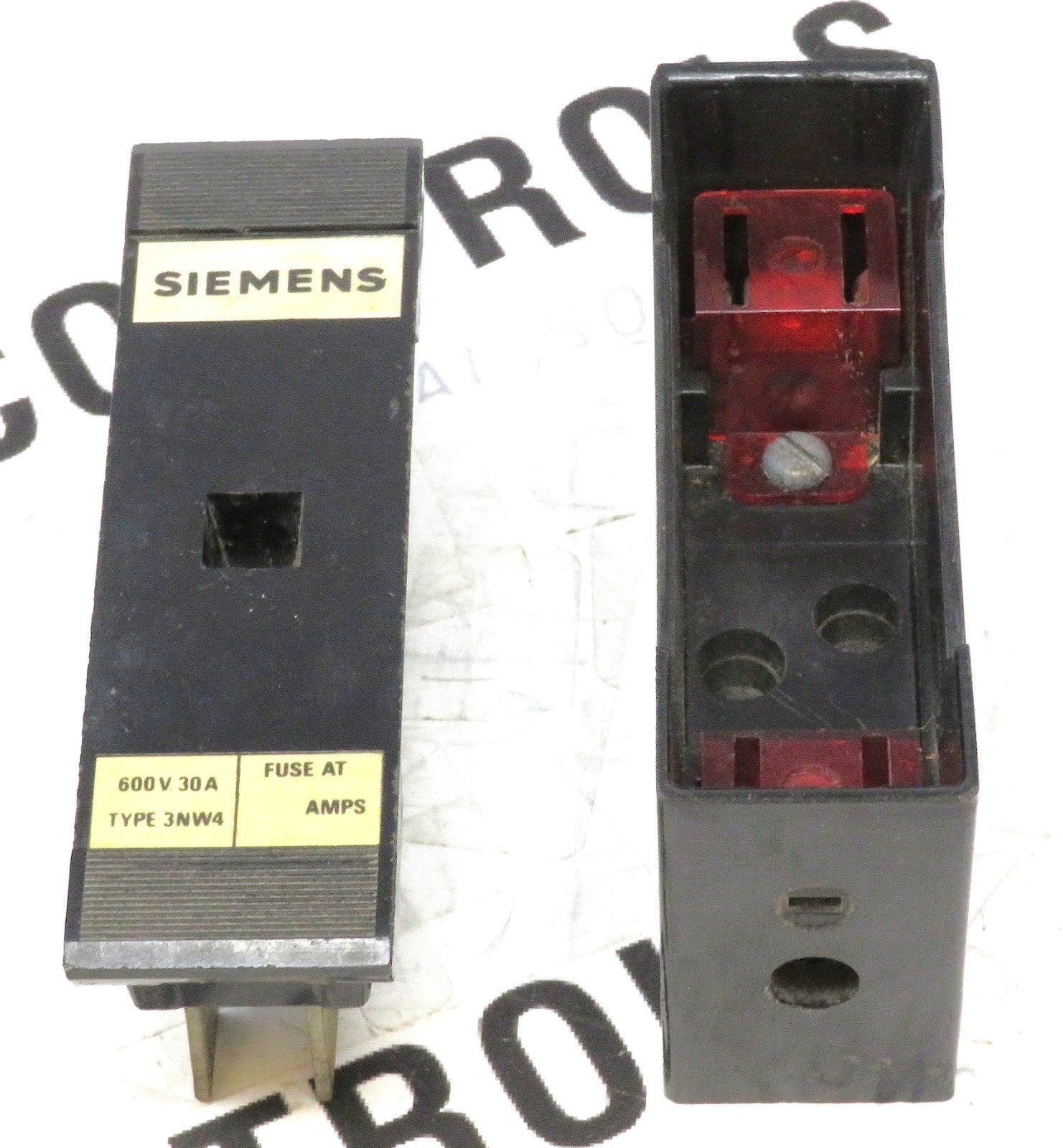 Siemens 3NW430A 600V 30A 1-Pole Fuse Holder 3NW4 Series0