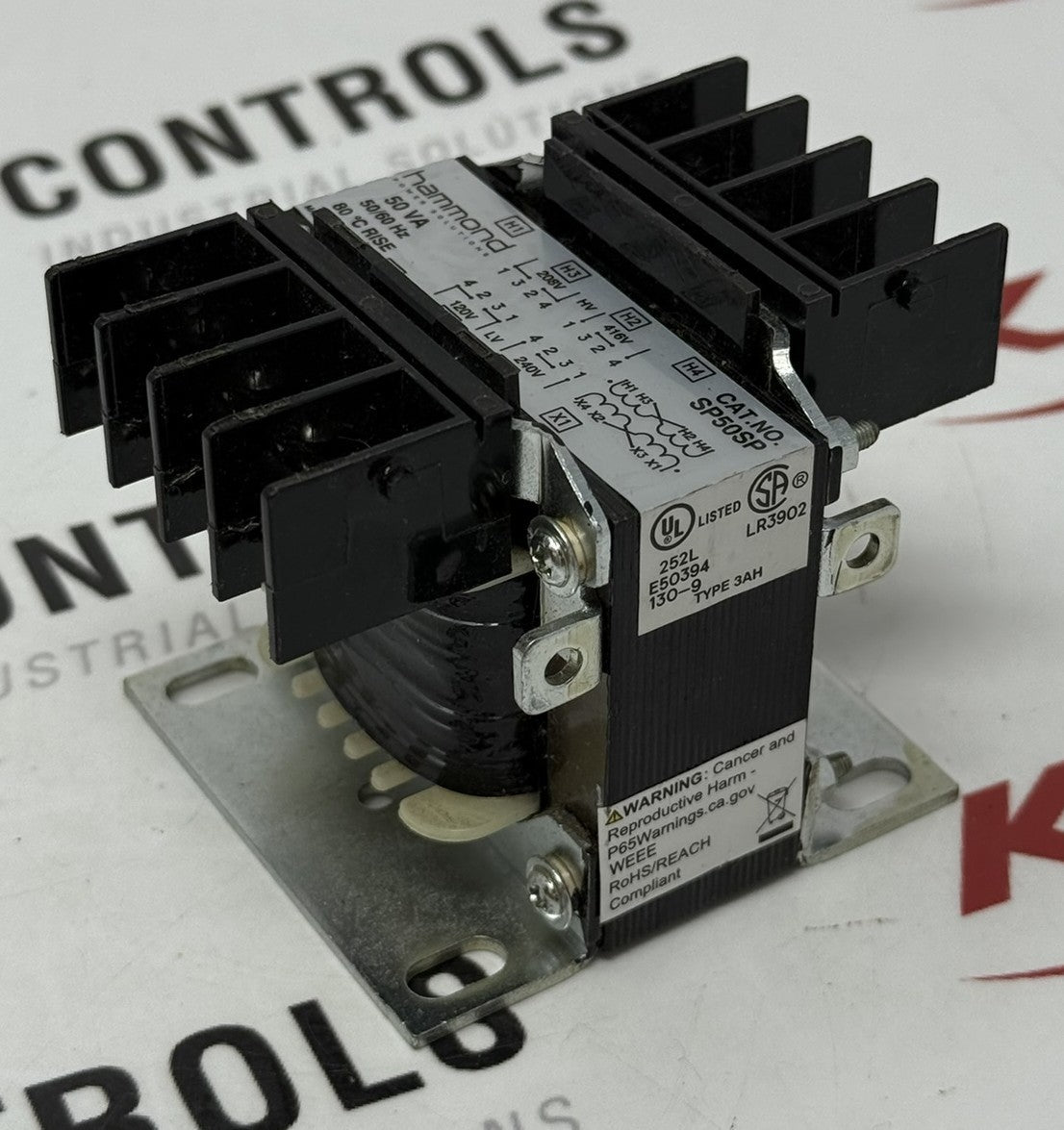 Hammond Power Solutions SP50SP Control Transformer 50VA 208/416V 120/240V1