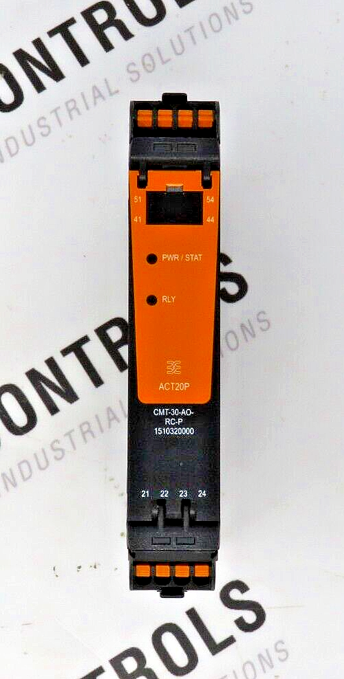 Weidmüller ACT20P-CMT-30-AO-RC-P 30A Current Transducer w/ Relay, Push-in Conn