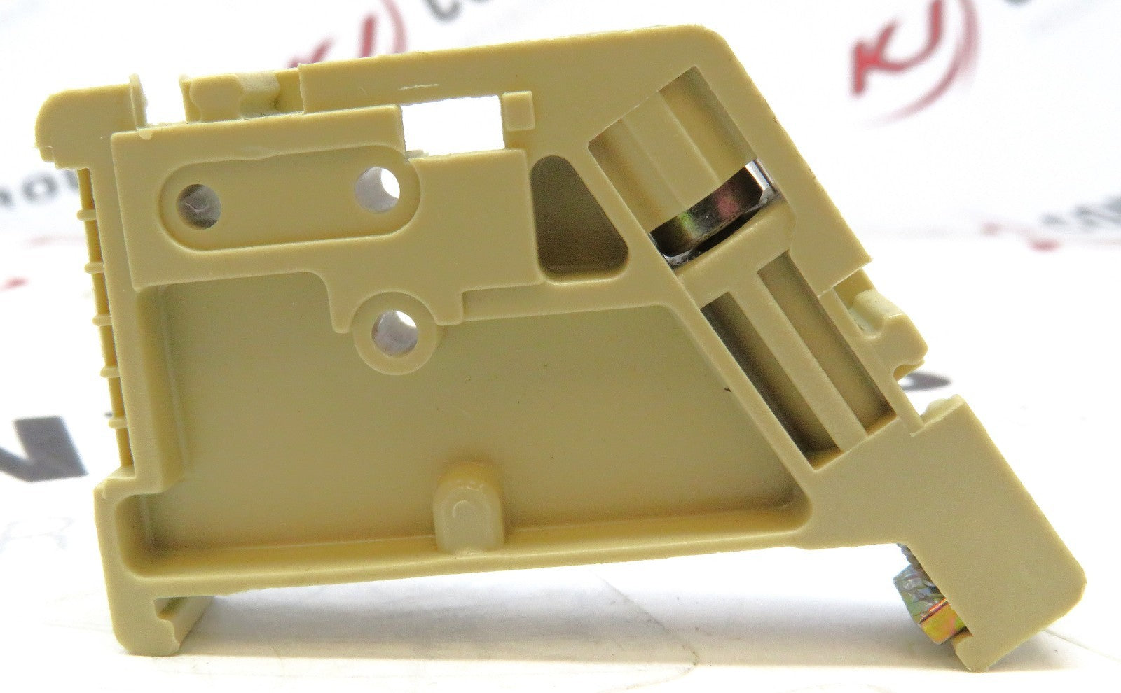 Weidmüller EW 35 DIN Rail End Bracket Stopper Beige – Lot of 92