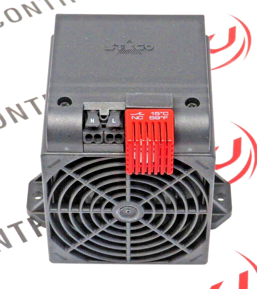 STEGO 02821.9-08 Type CSF 028 Axial Fan 120V AC 250 Watt CAP. Enclosure Heater